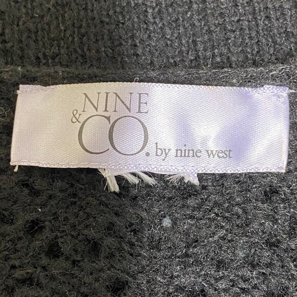 VTG Nine & Co Womens Y2K Beaded Knit Cardigan Sweater Size M/L Whimsigoth Grunge - Picture 6 of 10